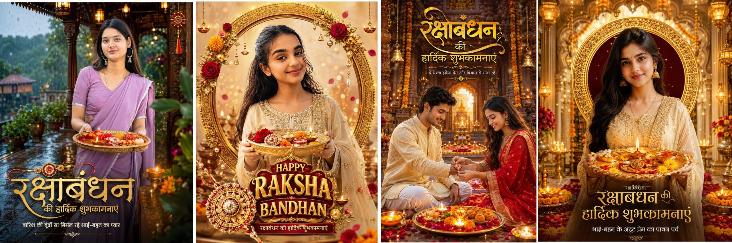 5 Trending Raksha Bandhan AI Photo Editing Prompts 2026 | 1 or 2 Photo