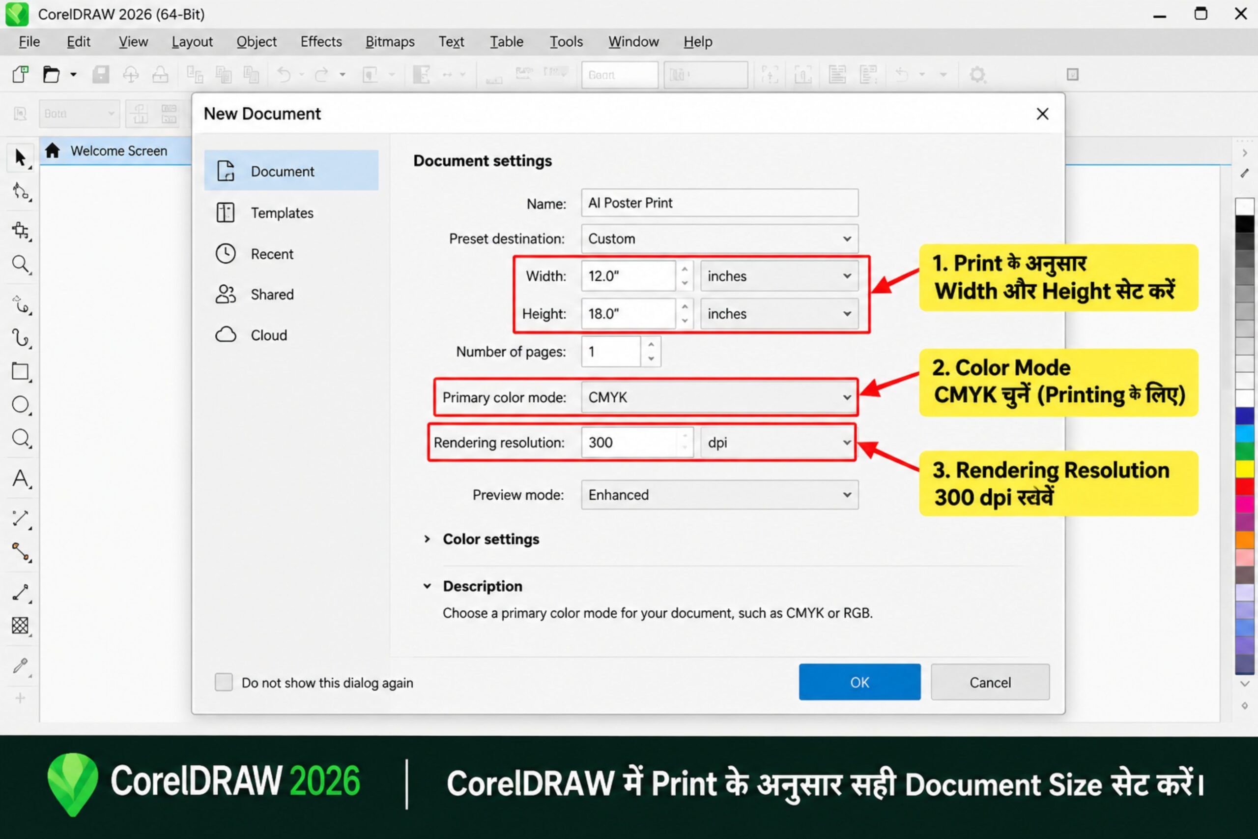 AI Photo to Print Ready in CorelDRAW